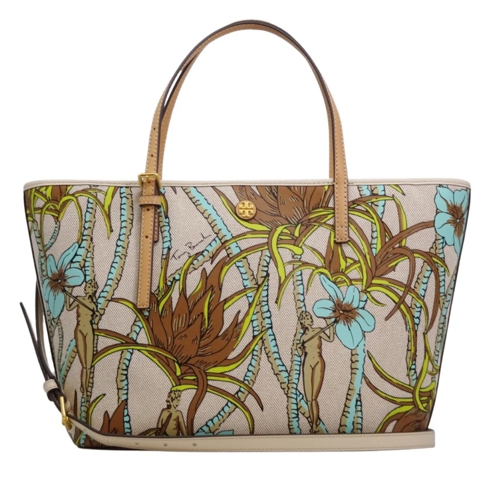 Tory Burch Emerson Printed Canvas Tote